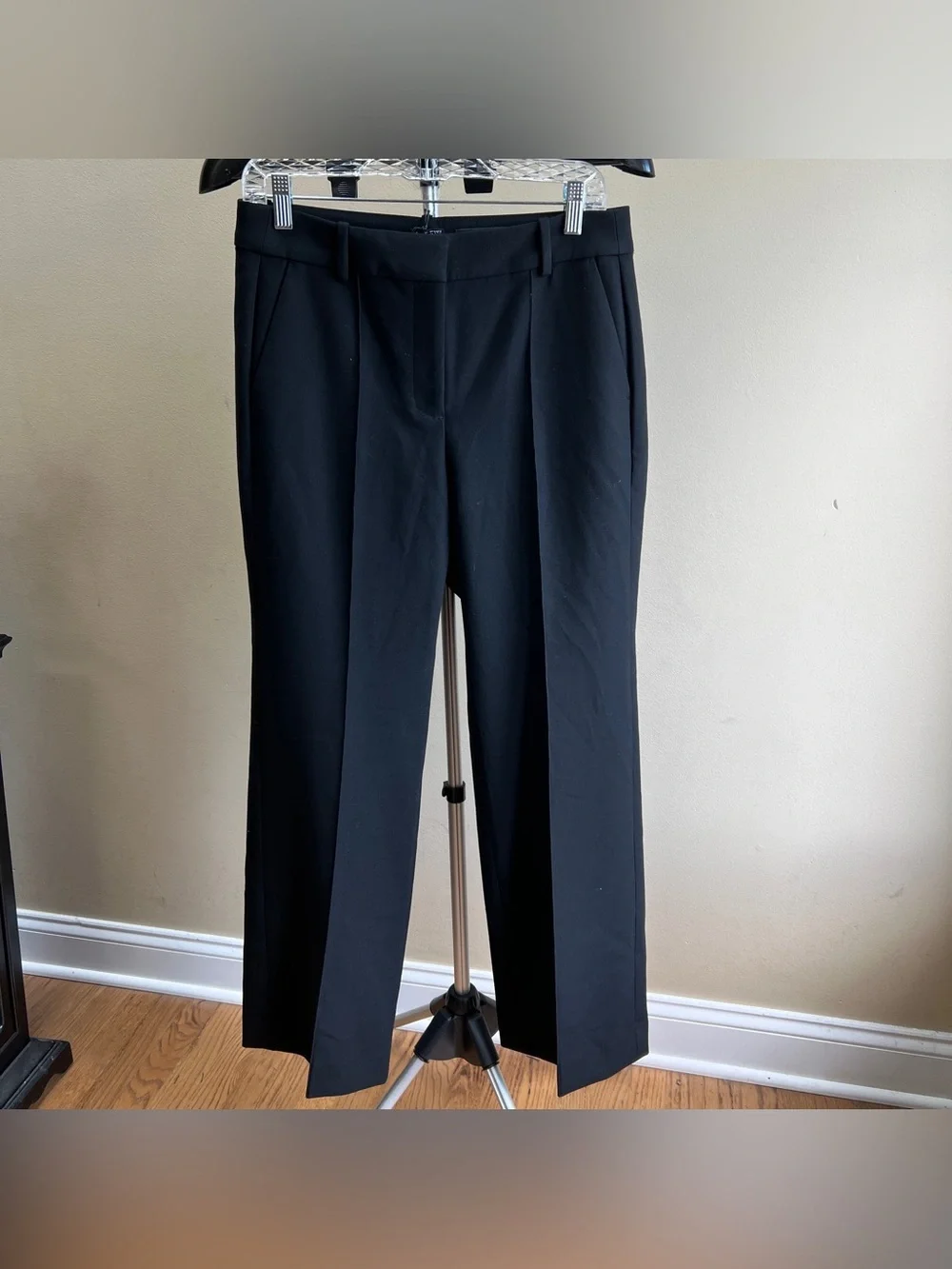 NWT J. Crew Natalia In Four Season Stretch Black Sz 10P